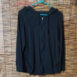 Zip up hoodie maternity no pockets
